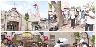 મોરબીમાં શનાળાના શક્તિ માતાના મંદિરે પ્રભારી મંત્રી ત્રિકમ છાંગા અને રાજ્યમંત્રીએ શ્રમદાન કર્યું