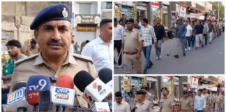 મહોરમ પર્વને લઈ મોરબી શહેરમાં પોલીસનું ફૂટ પેટ્રોલિંગ