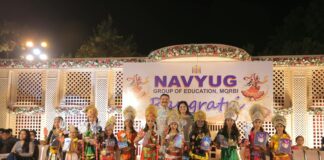 નવયુગ ગ્રુપ ઓફ એજ્યુકેશનમાં ત્રિદિવસીય ‘રંગ રાત્રી’ મહોત્સવ રંગેચંગે યોજાયો