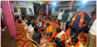 મોરબી વિશ્વ હિન્દુ પરિષદ દ્વારા કન્યા પૂજન કરવામાં આવ્યું